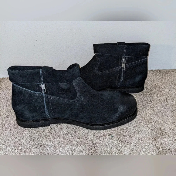 UGG Josefene Cuff Black Women’s Ankle Suede Boots Size‎ 9 NEW - Picture 6 of 10